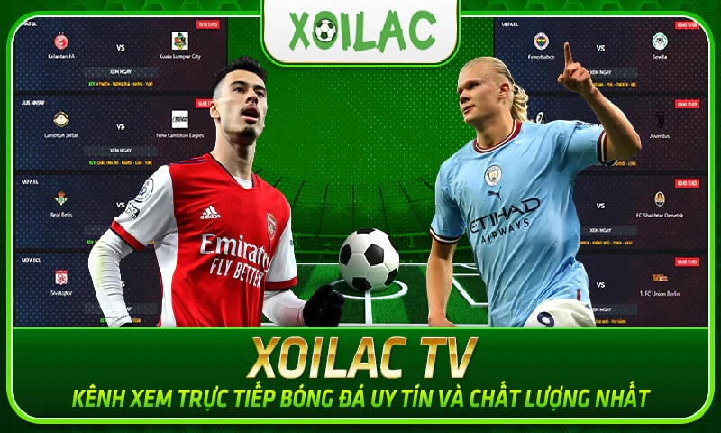 Tính năng Livescore tại kênh Xôi Lạc TV. 