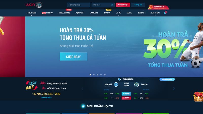 Tổng hợp thông tin về thiên đường cá cược Lucky88