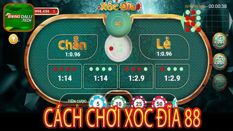 Cách chơi xoc đĩa 88